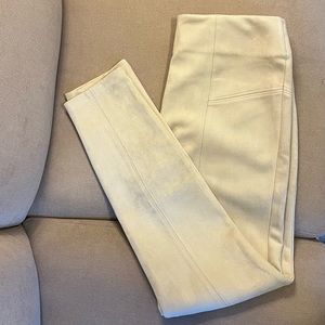 Marc New Andrew Marc York Beige Faux Suede Stretch Pants